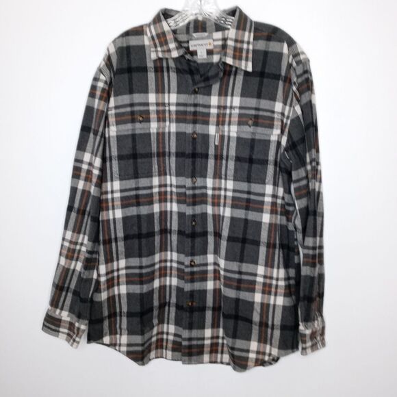 Carhartt flannel button down shirt - Picture 1 of 7